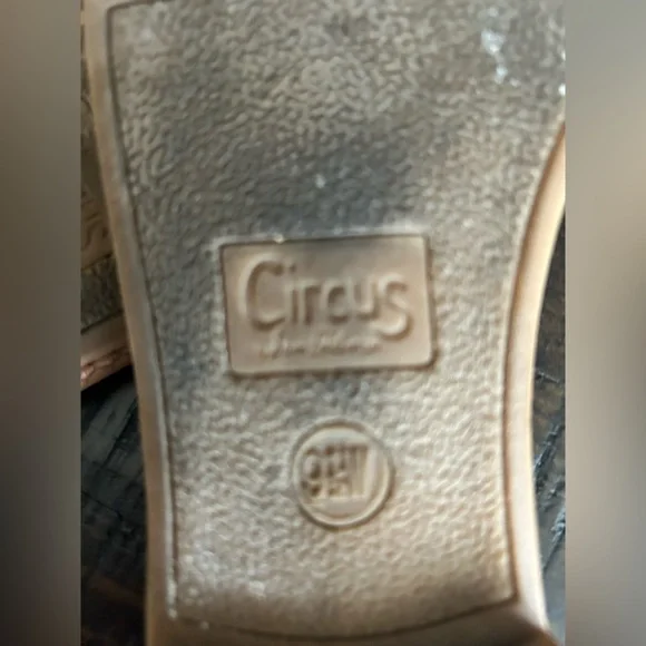 Sam Edelman Circus Gold Rhinestone Slides Flats Sandals Womens size 9.5​ - Picture 4 of 7